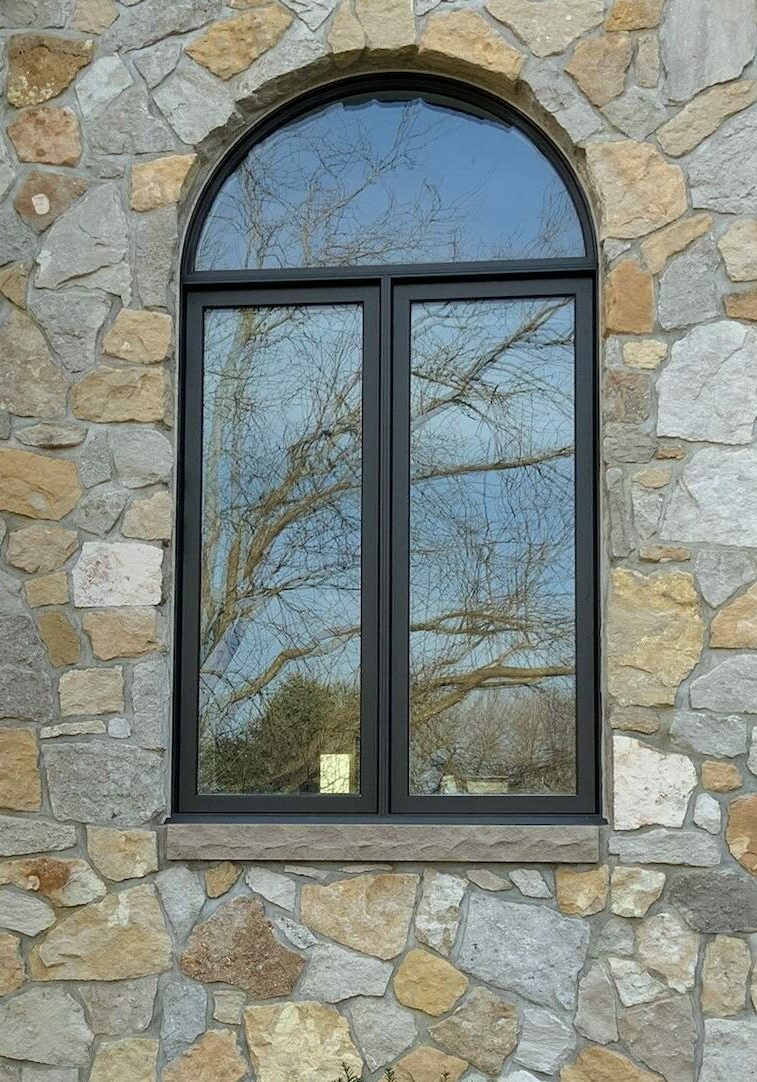 Casement Windows with Arch Top by Doors-N-More