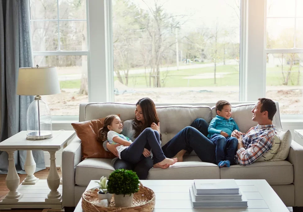 Comfortable family home in Clarksville MO showcasing energy-efficient windows