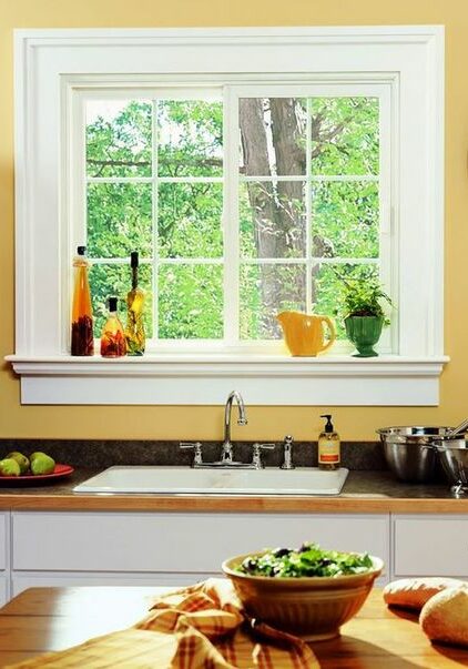 Marvin kitchen slider window
