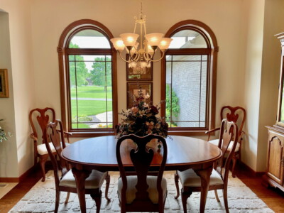 Picture Windows with Arch Tops by Doors-N-More