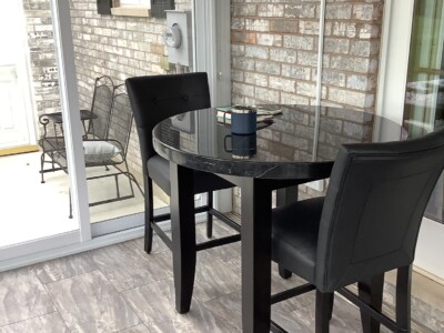 All Season Sunroom Interior Coffee Nook