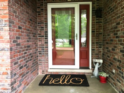Larson Storm Doors 6 Exterior Door with Sidelite and Full View Storm Door by Doors-N-More
